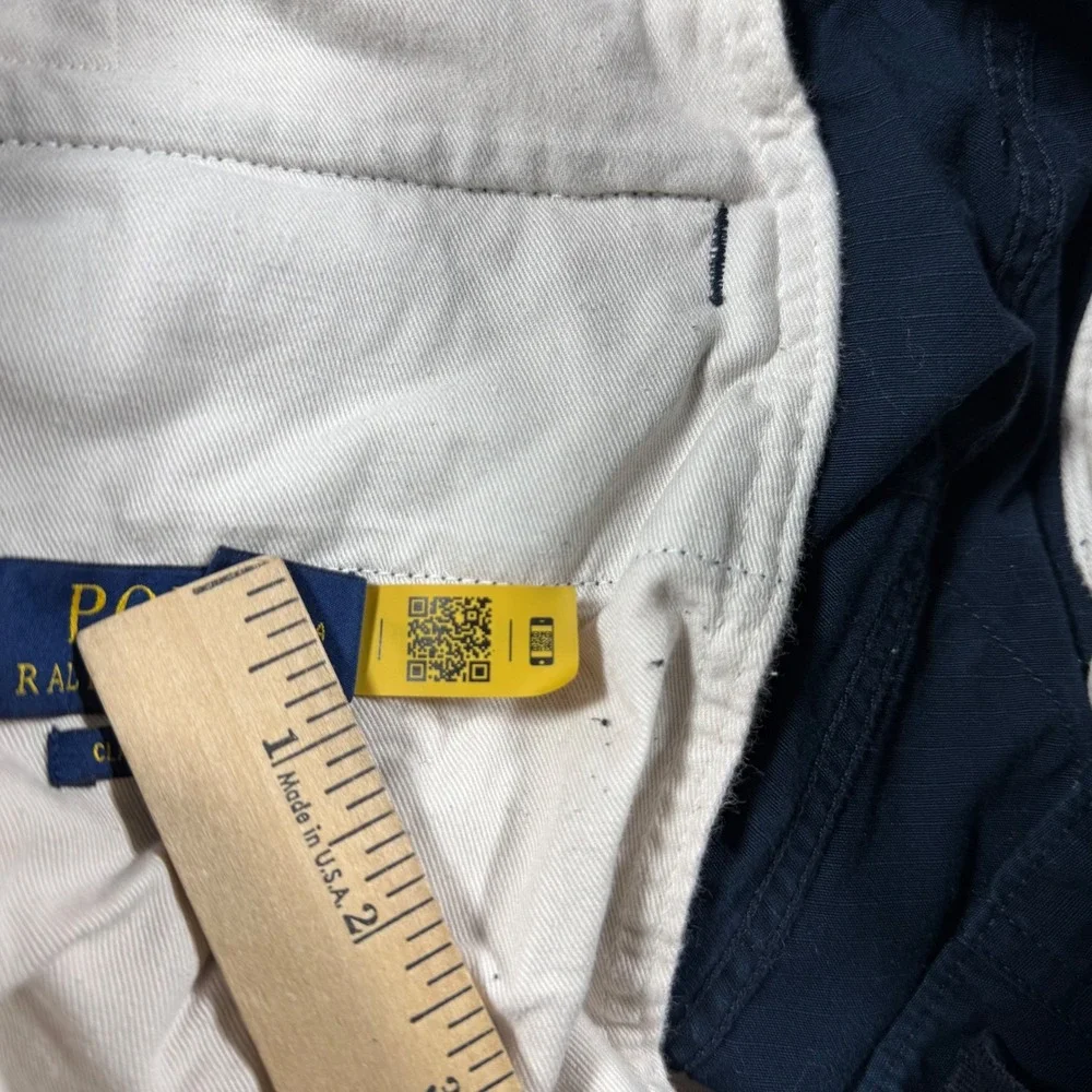 Polo Ralph Lauren Cargo Short Mens 31 Paratrooper Utility Surplus Chino Ripstop